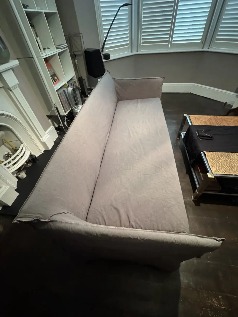 Gervasoni “ghost” 4 seater sofa, year 2012, made in Italy