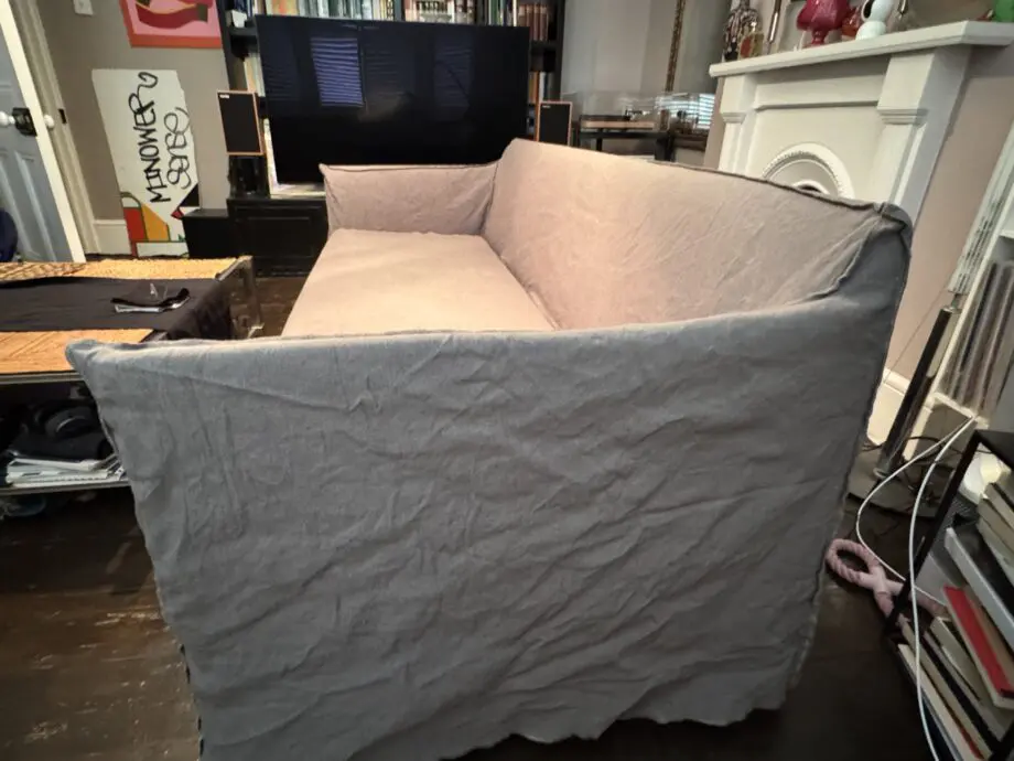 Gervasoni “ghost” 4 seater sofa, year 2012, made in Italy