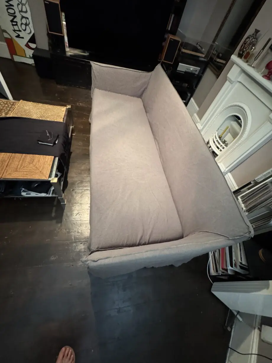 Gervasoni “ghost” 4 seater sofa, year 2012, made in Italy