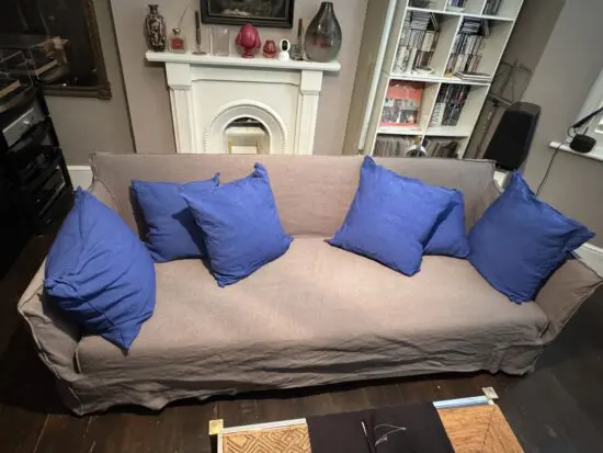 Gervasoni “ghost” 4 seater sofa, year 2012, made in Italy