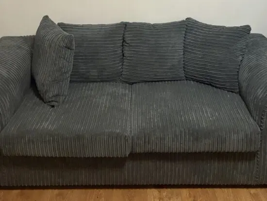 eBay Charcoal Grey 3 + 2 Seater Sofas
