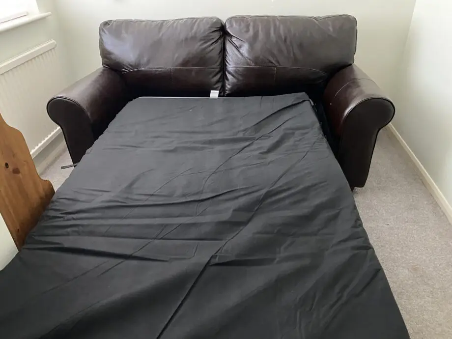 Salisbury dark brown 2 Seater sofa bed