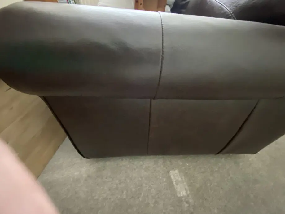 Two Seater Leather Double Sofa bed