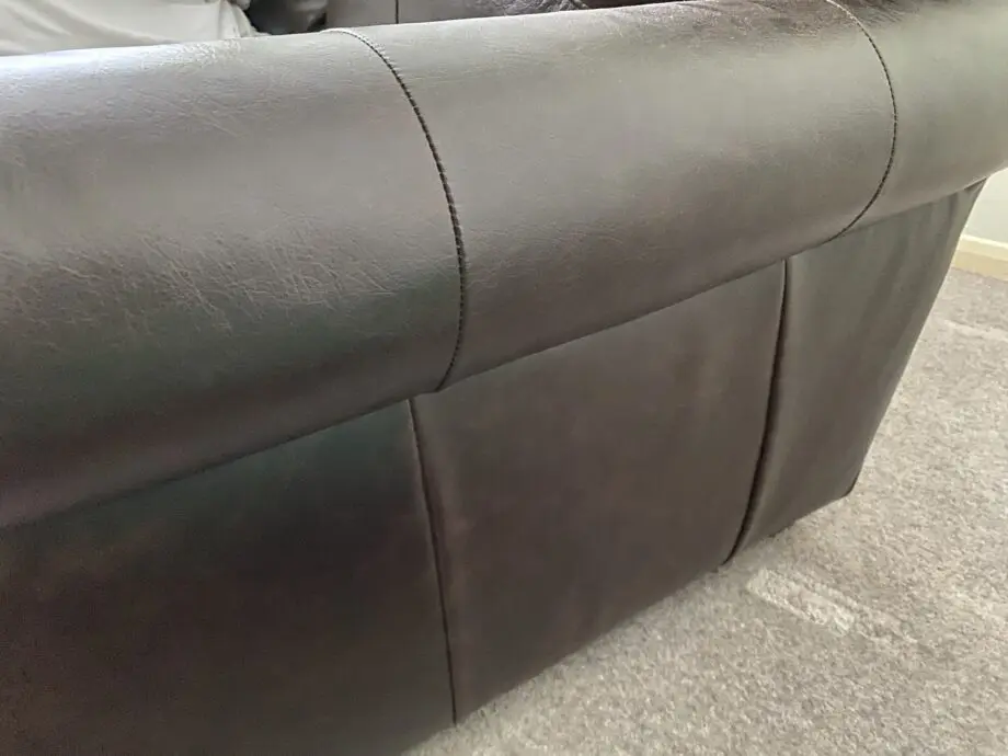 Two Seater Leather Double Sofa bed