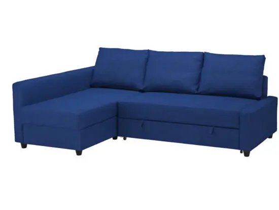 Ikea Friheten Sofa bed skiftebo blue
