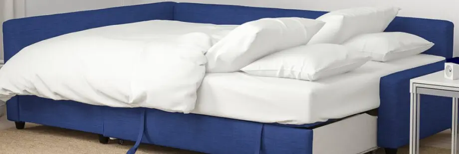 Ikea Friheten Sofa bed skiftebo blue