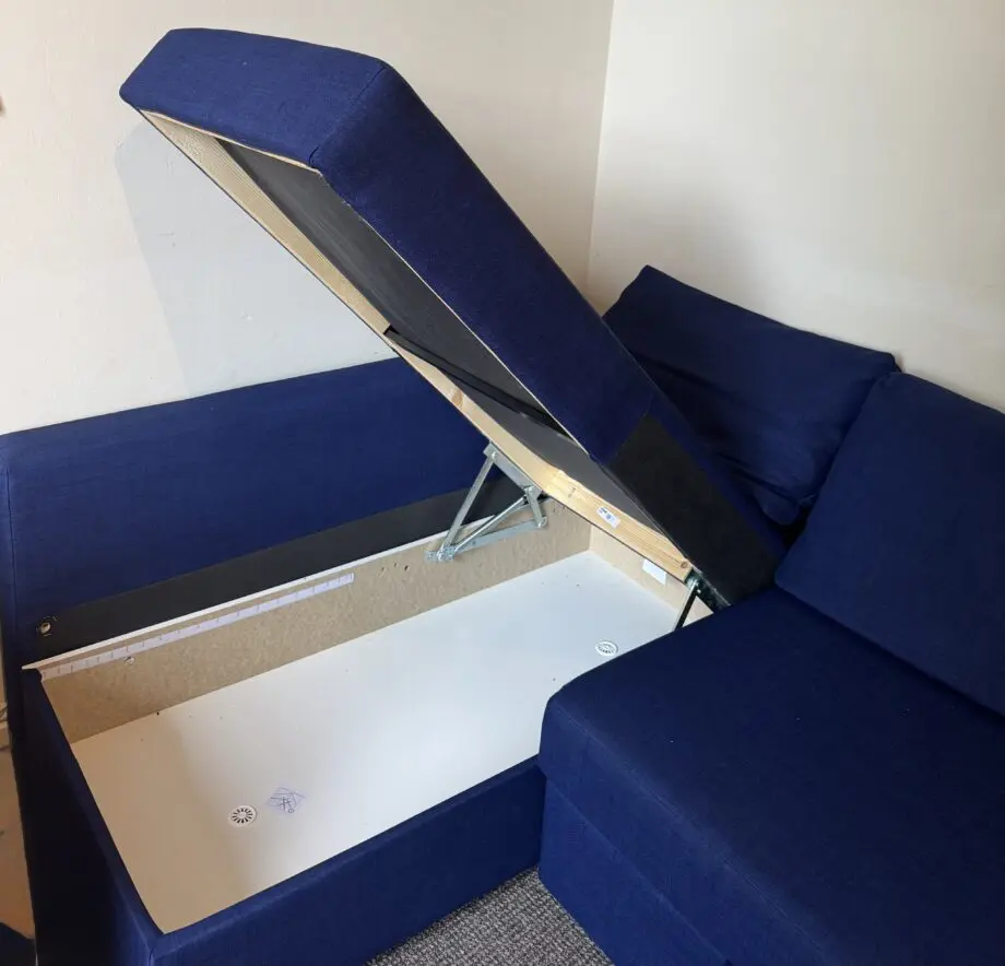Ikea Friheten Sofa bed skiftebo blue