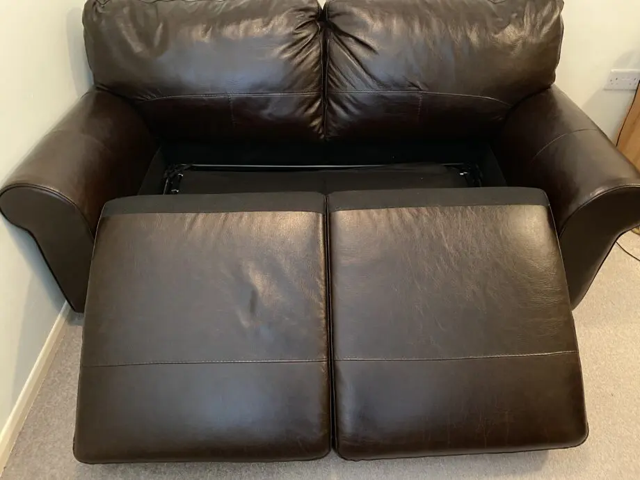 Salisbury dark brown 2 Seater sofa bed