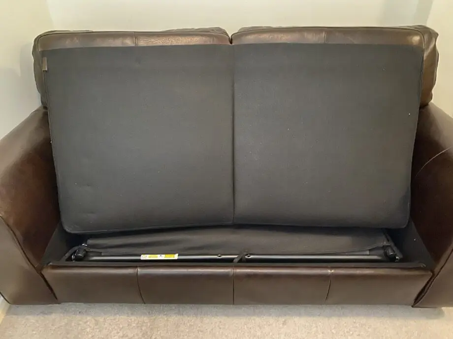 Salisbury dark brown 2 Seater sofa bed