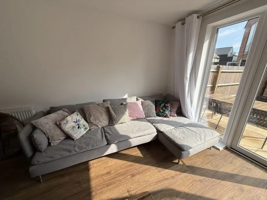 Ikea Soderhamn 4 Seat Sofa with Chaise longue Grey