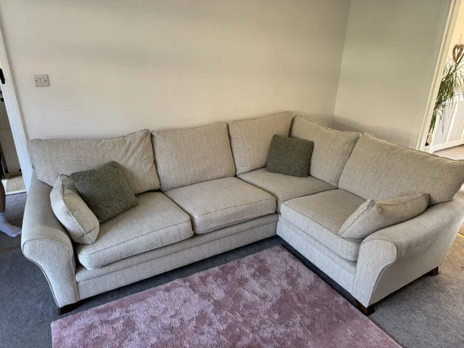 Harvey’s Beige Corner Sofs