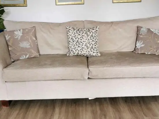3 Seater Cream Oatmeal Sofa