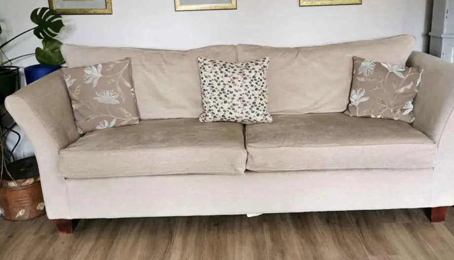 3 Seater Cream Oatmeal Sofa