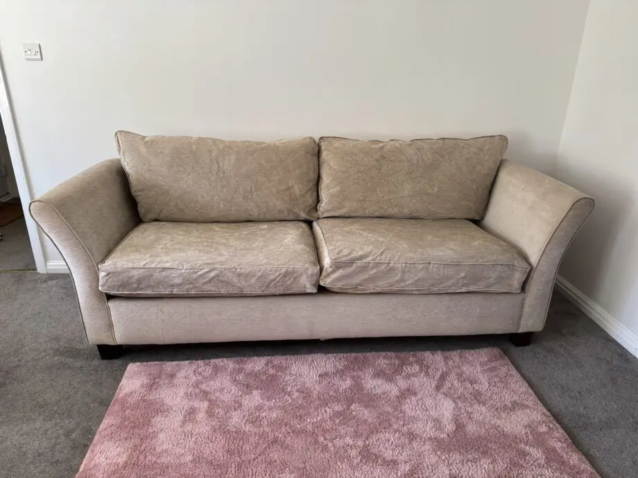 3 Seater Cream Oatmeal Sofa