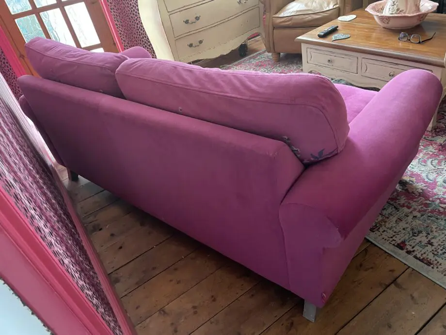 DFS Joules reversible pink two seater