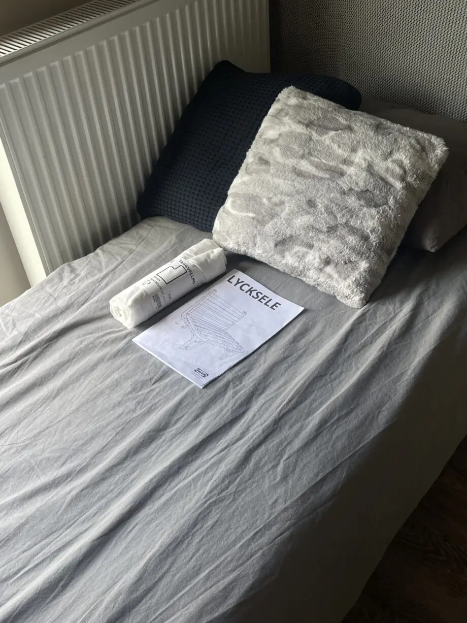 IKEA Natural Cream Sofa Bed LYCKSELE