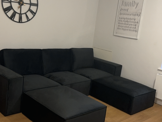 DUSK Brooklyn 3 Seater Sofa - Ink