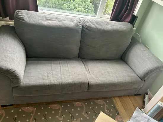 Ikea grey Tidafors 3 seater sofa pair