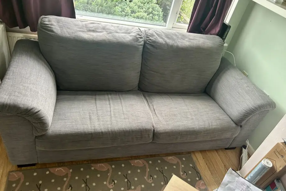 Ikea grey Tidafors 3 seater sofa pair