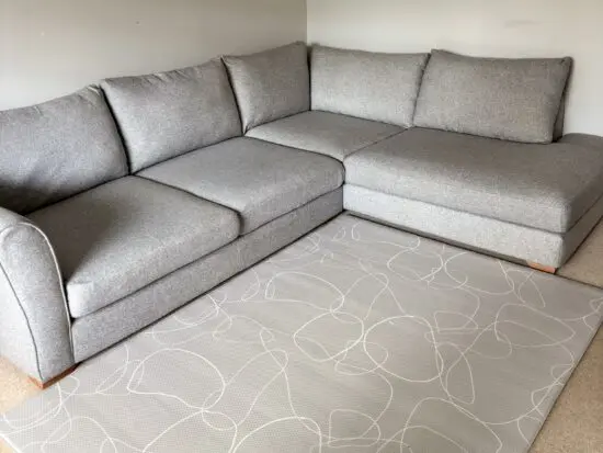 DFS Saphina Left Corner Sofa - Grey
