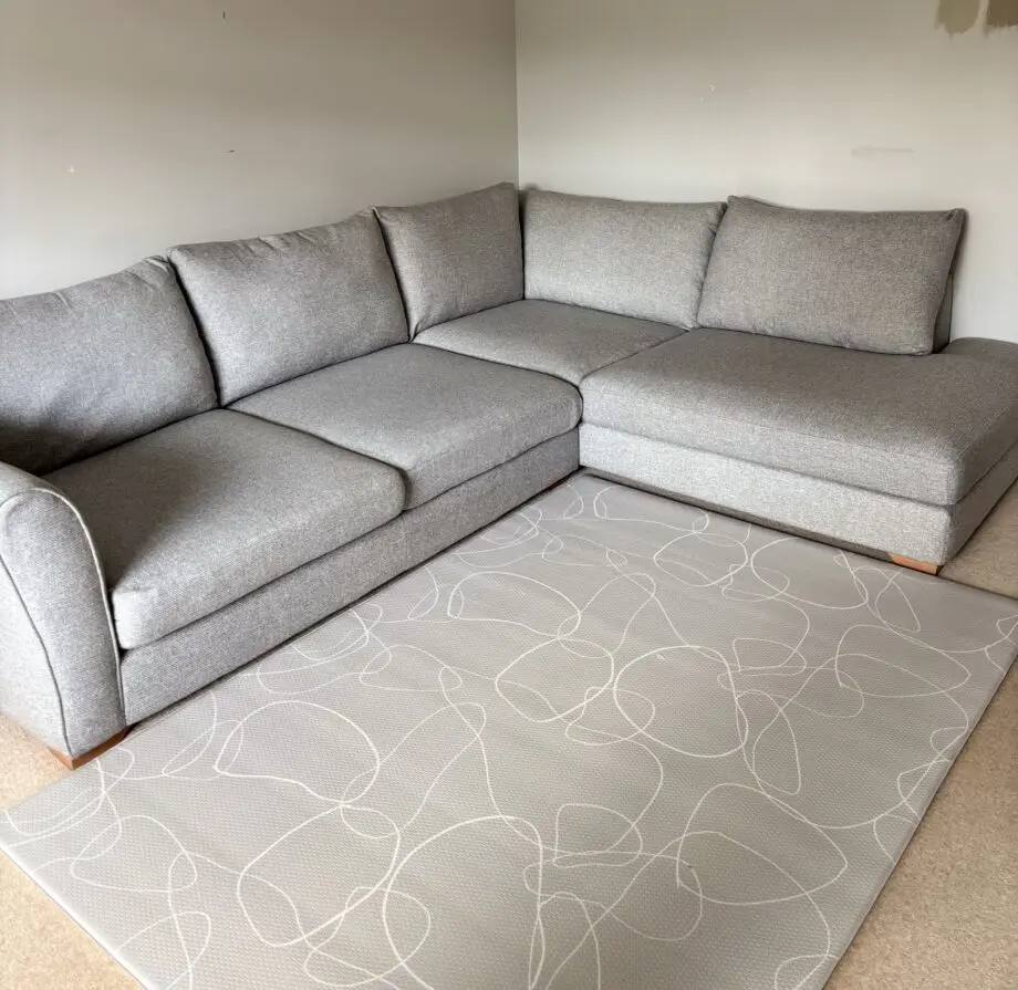 DFS Saphina Left Corner Sofa - Grey