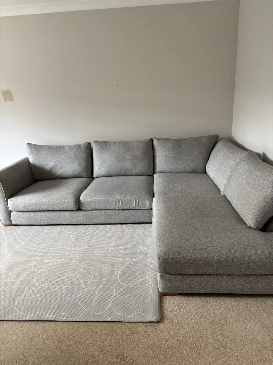 DFS Saphina Left Corner Sofa - Grey