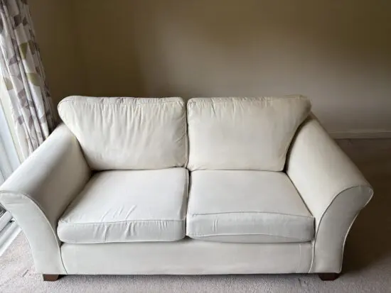 M&S Cream Abbey Medium Sofa