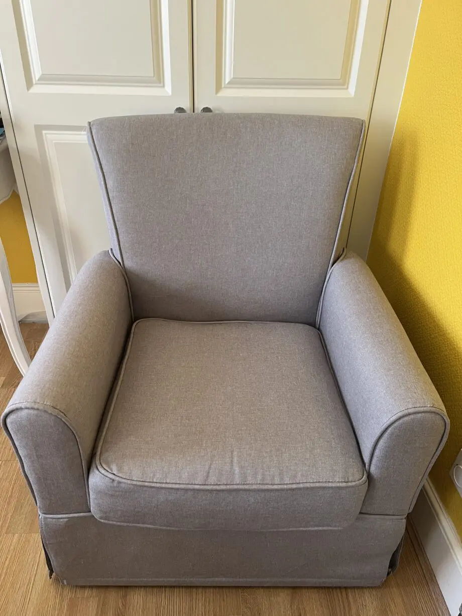 RRP £599 | Mothercare Sofa Armchair Nursing Rocking Chair & Footstool – Immaculate Condition!