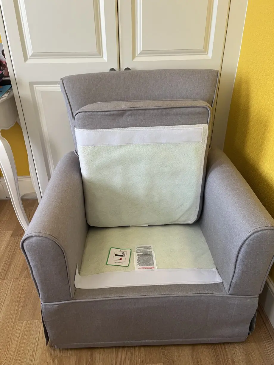 RRP £599 | Mothercare Sofa Armchair Nursing Rocking Chair & Footstool – Immaculate Condition!