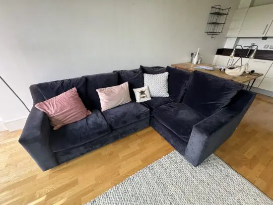 LOAF Midnight Blue 4 seater - Clever Velvet