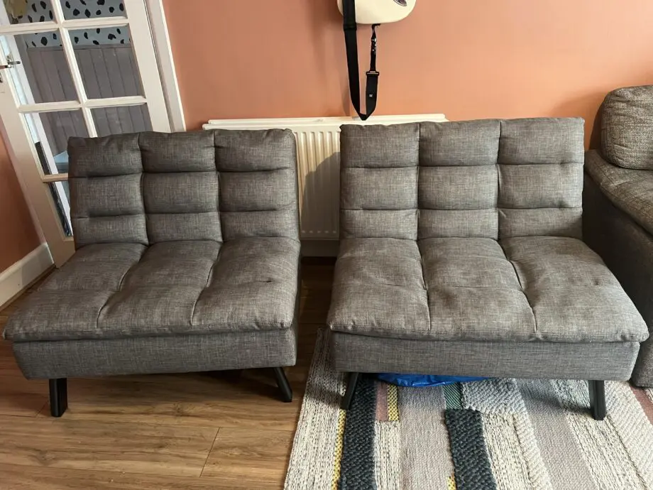 Benson for Beds grey Duet 2-in-1 sofa bed