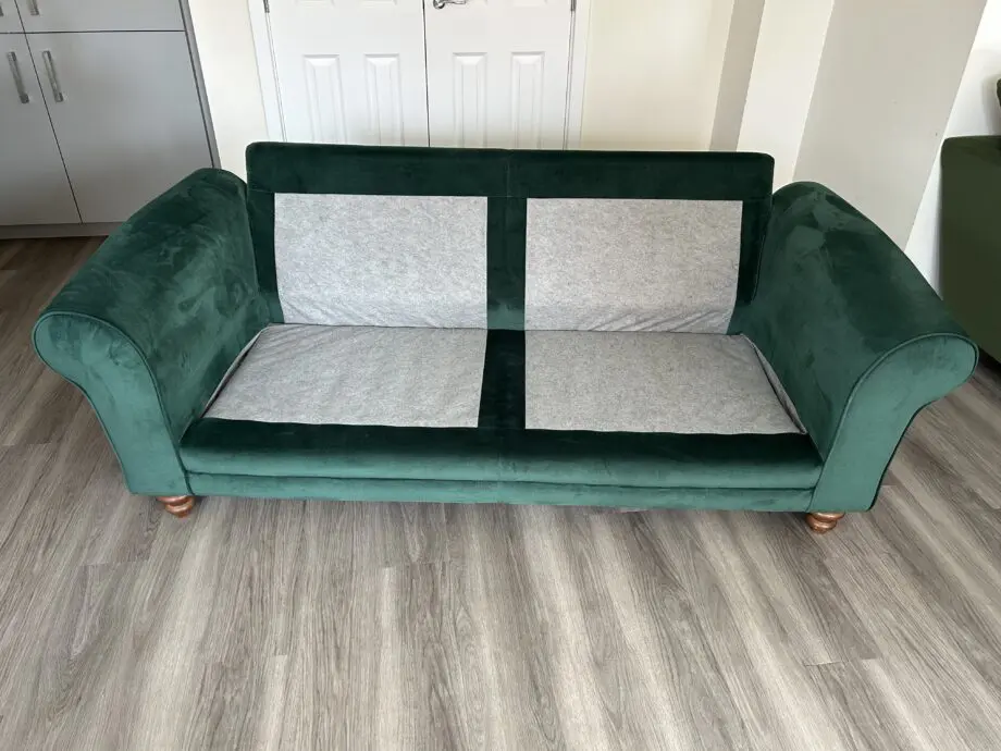 DFS, forest green, Saskia, 3 seater sofa
