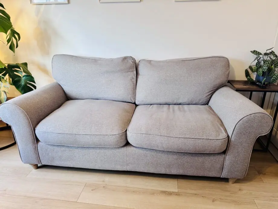 Rosa Fabric Sofa Set Grey