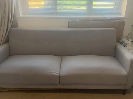 Wayfair Grey Adair 3 seater and 2 seater sofa set