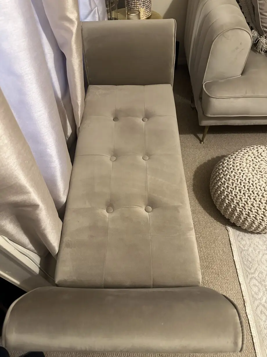 DFS 4 seater sofa with Chaise ottoman