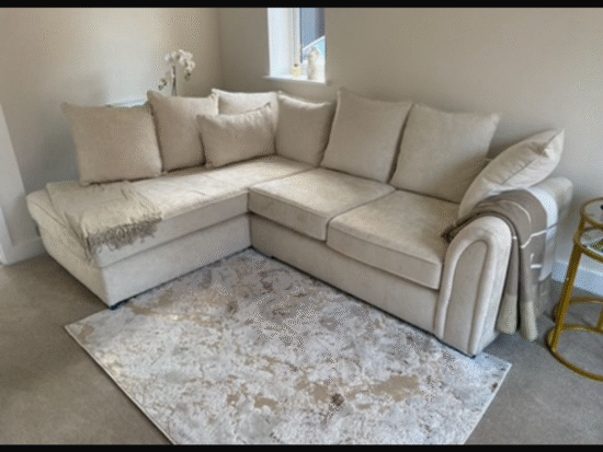SOFA CLUB / CREAM DRY MARTINI / L SHAPED SOFA