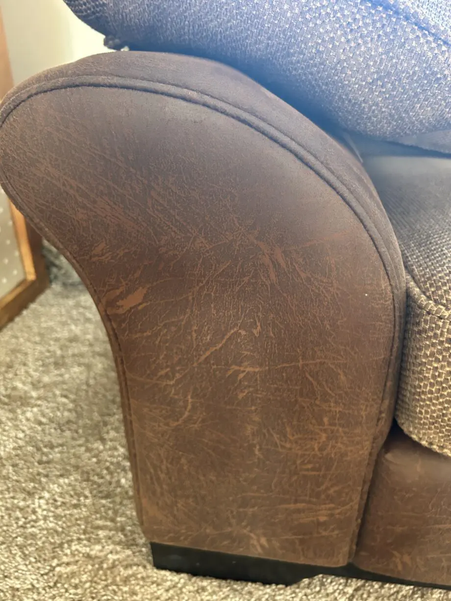 DFS brown 3 seater and 2 Seater Sofa Set