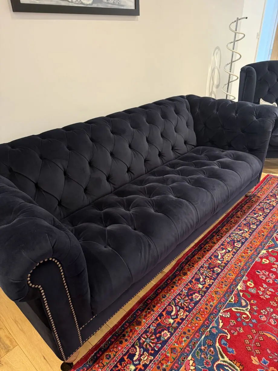 Chesterfield Ullswater Sofa Navy Blue Barker & Stonehous