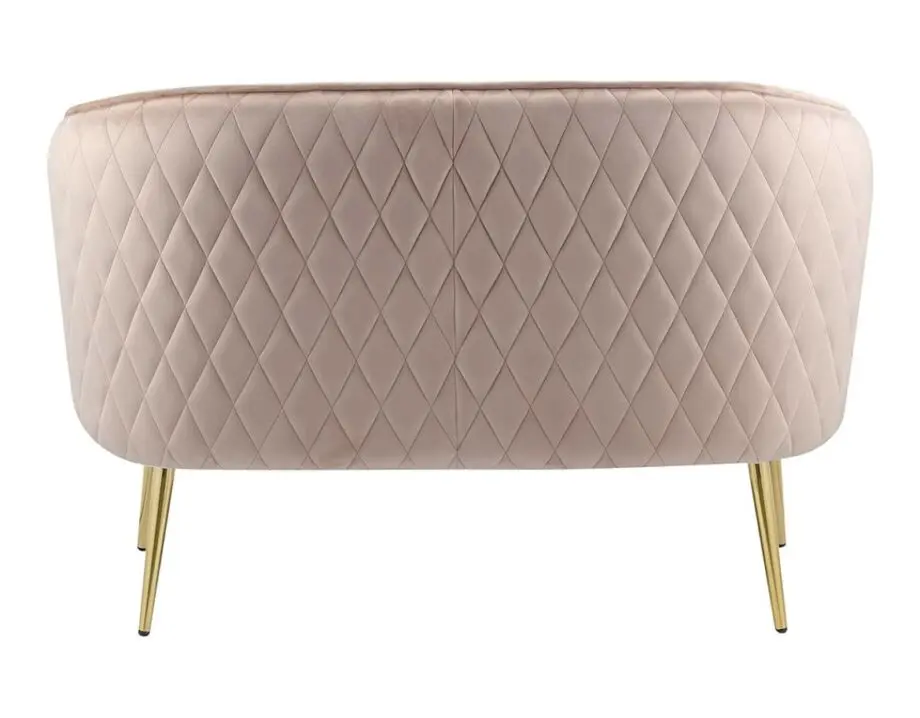 2 Seater Sofa Blush Pink