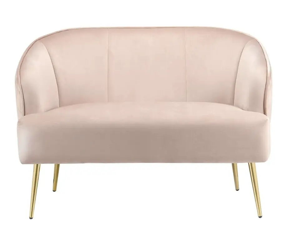2 Seater Sofa Blush Pink