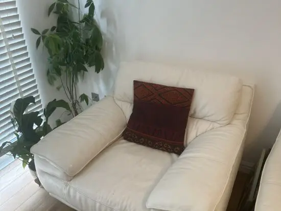 Violino Italian Leather Sofa Chair