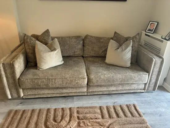 Sofology 4 seater sofa plus footatool