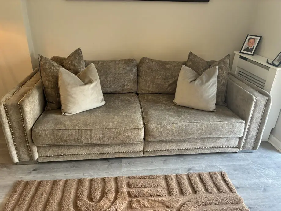 Sofology 4 seater sofa plus footatool