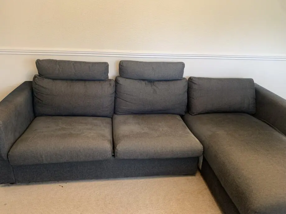 Corner sofa bed with storage