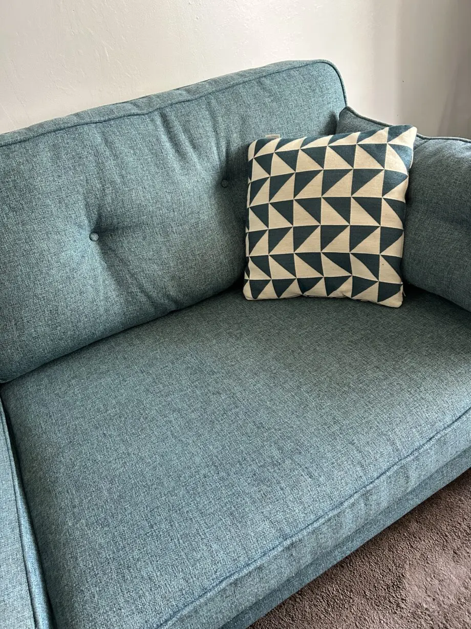 DFS zinc 4 seater sofa teal
