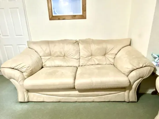 3+1+1 beige sofa set for sale