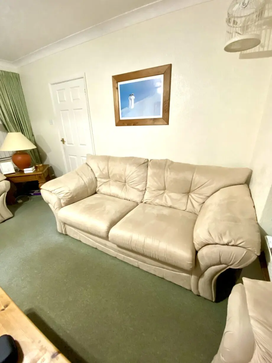 3+1+1 beige sofa set for sale