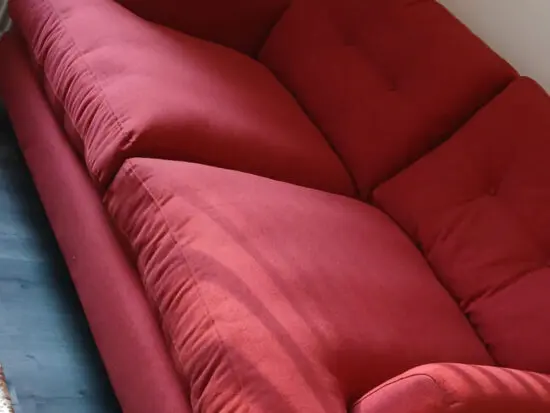 Red sofa