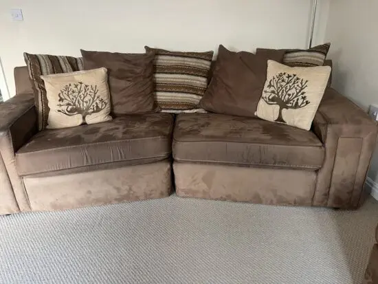Sofa with armchair