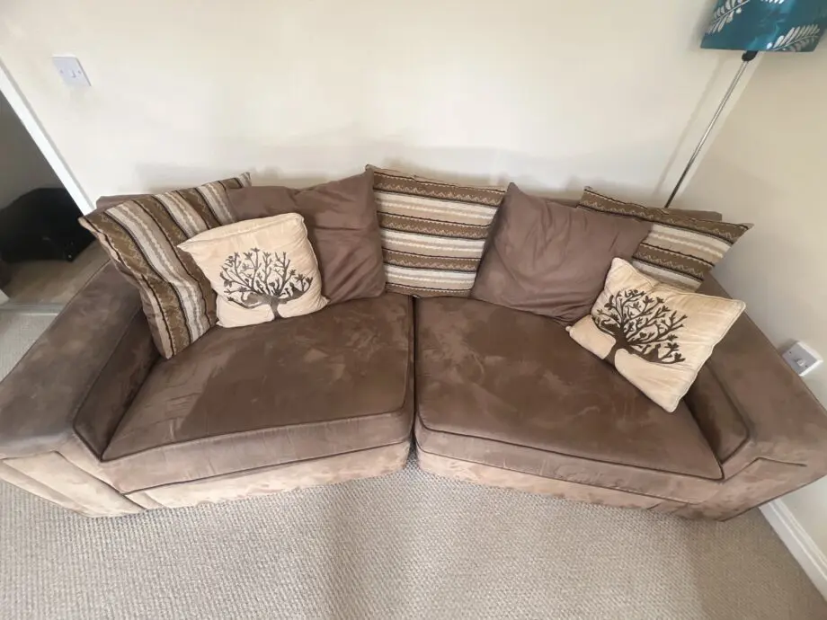 Sofa with armchair